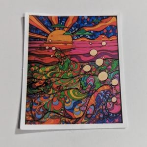 Psychedelic Sunshine Sticker